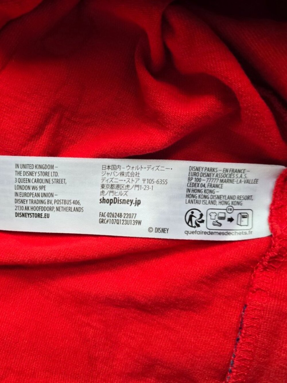 Disneyland Minnie Mouse & Daisy Duck Red Spirit Jersey Youth XL 14 Disney - Picture 7 of 8